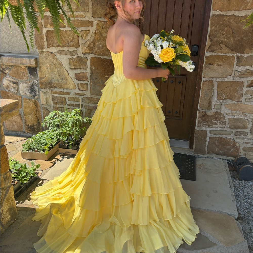 Sherri Hill Strapless Prom Gown - Picture 5 of 5